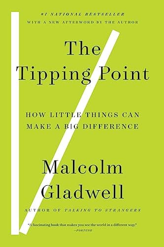 Book cover for The Tipping Point by Malcolm Gladwell