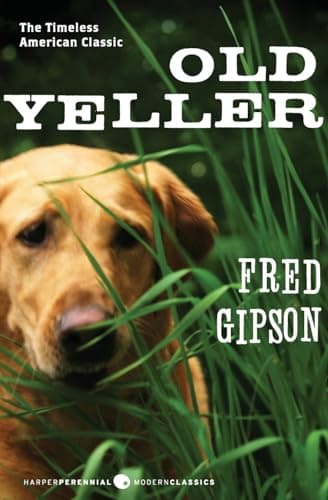 Book cover for Old Yeller by Fred Gipson
