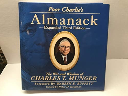 Book cover for Poor Charlie's Almanack by Charles T. Munger