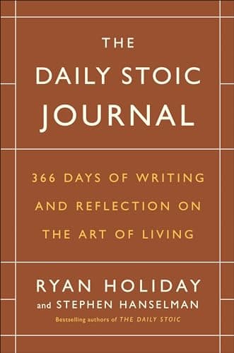 Book cover for The Daily Stoic Journal by Ryan Holiday
