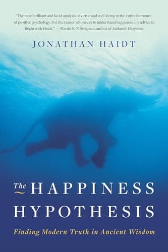 Book cover for The Happiness Hypothesis by Jonathan Haidt