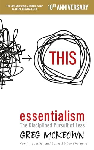 Book cover for Essentialism by Greg McKeown