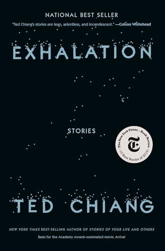 Book cover for Exhalation by Ted Chiang