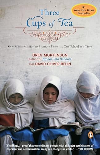 Book cover for Three Cups of Tea by Greg Mortenson
