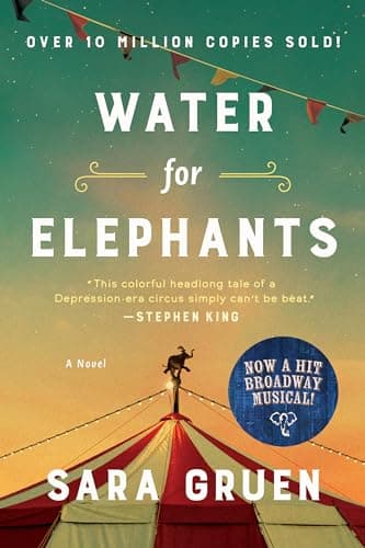 Book cover for Water for Elephants by Sara Gruen