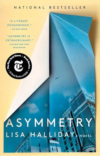 Book cover for Asymmetry by Lisa Halliday