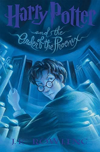 Book cover for Harry Potter and the Order of the Phoenix by J. K. Rowling