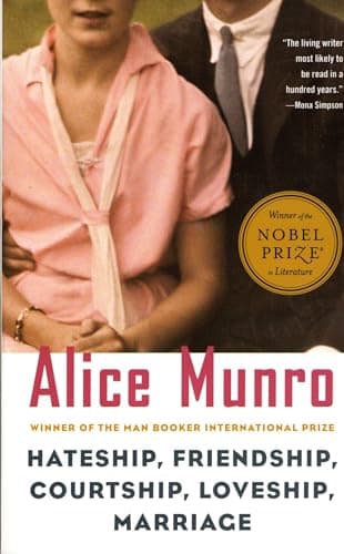 Book cover for Hateship, Friendship, Courtship, Loveship, Marriage by Alice Munro