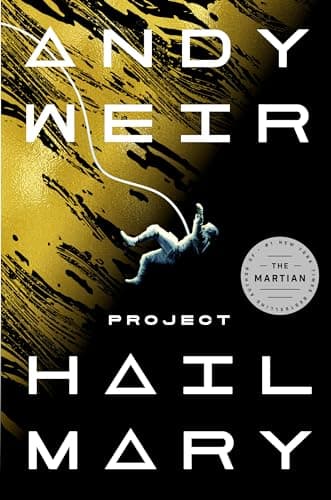 Book cover for Project Hail Mary by Andy Weir