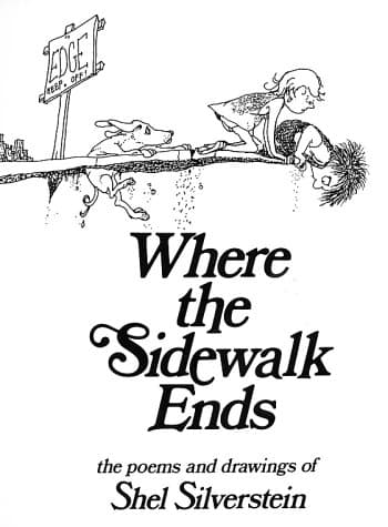 Book cover for Where the Sidewalk Ends by Shel Silverstein