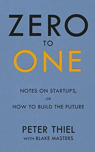 Book cover for Zero to One by Peter Thiel