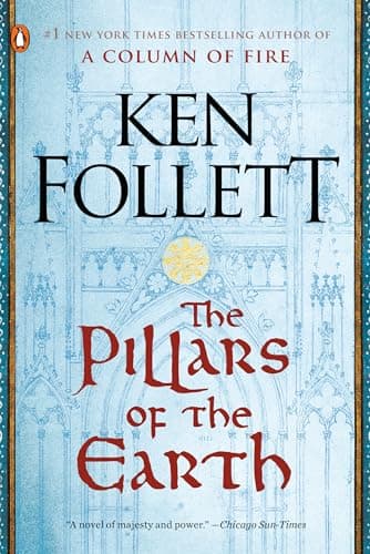 Book cover for The Pillars of the Earth by Ken Follett