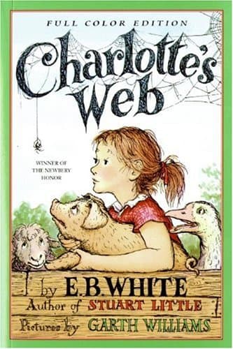 Book cover for Charlotte's Web (full color) by E. B. White