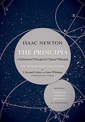 Book cover for The Principia by Isaac Newton