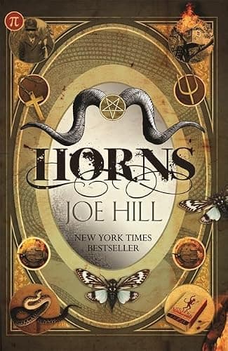 Book cover for Horns by Joe Hill