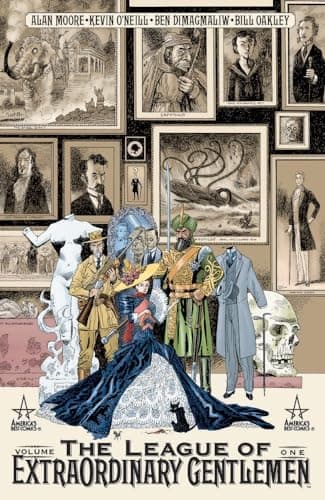 Book cover for The League of Extraordinary Gentlemen by Alan Moore