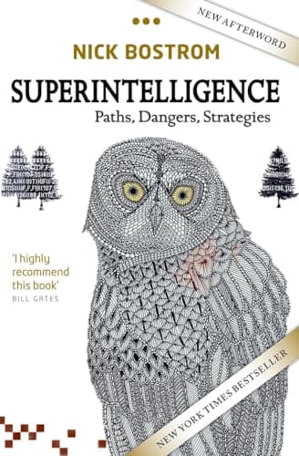 Book cover for Superintelligence by Nick Bostrom
