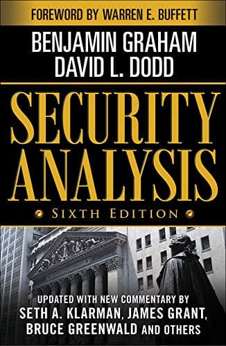 Book cover for Security Analysis: Sixth Edition, Foreword by Warren Buffett by Benjamin Graham