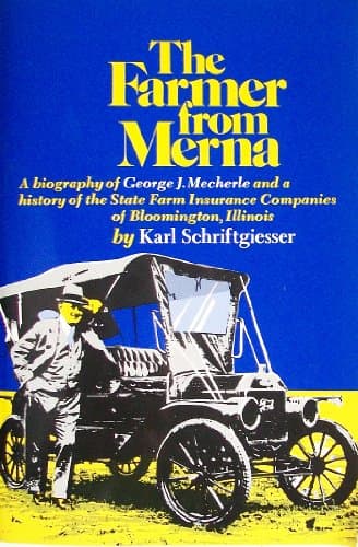 Book cover for The Farmer from Merna by Karl Schriftgiesser