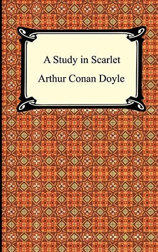 Book cover for A Study in Scarlet by A. Conan Doyle