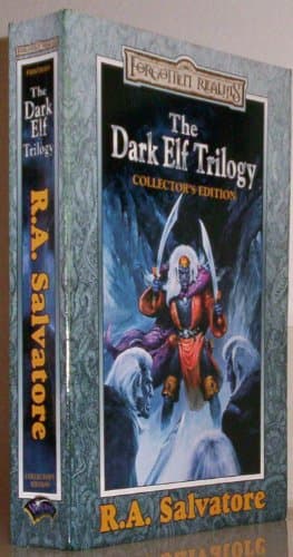 Book cover for The Dark Elf Trilogy by R. A. Salvatore